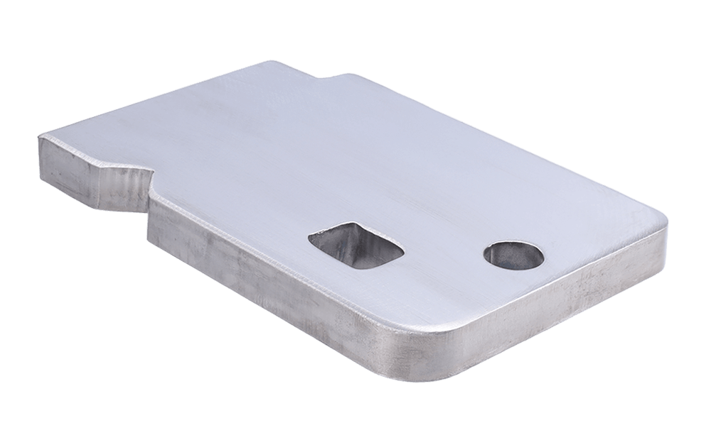 blech nach dem entgraten, entgratet