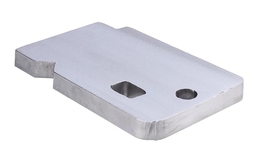 Blech vor dem entgraten, nicht entgratet