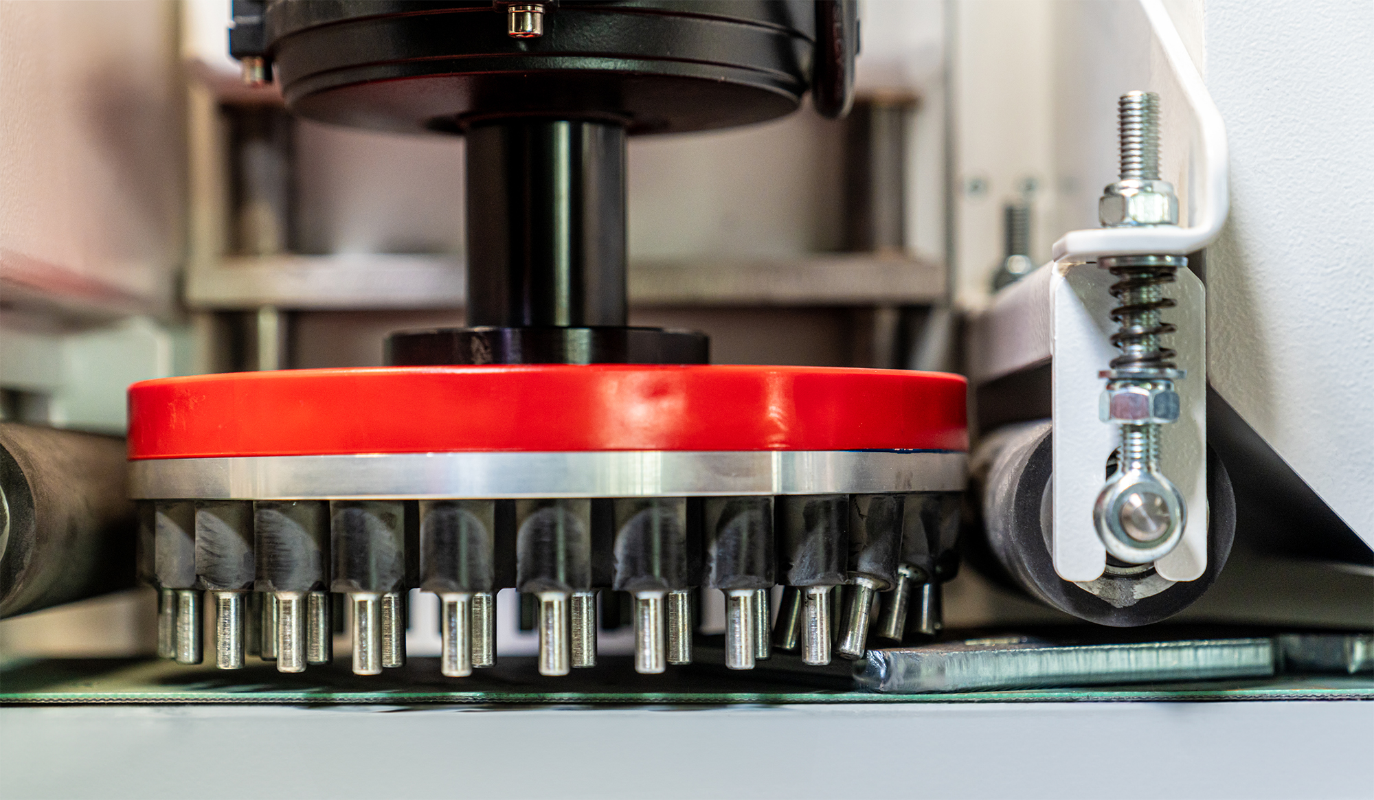 Schlackehammerbürste in Motion